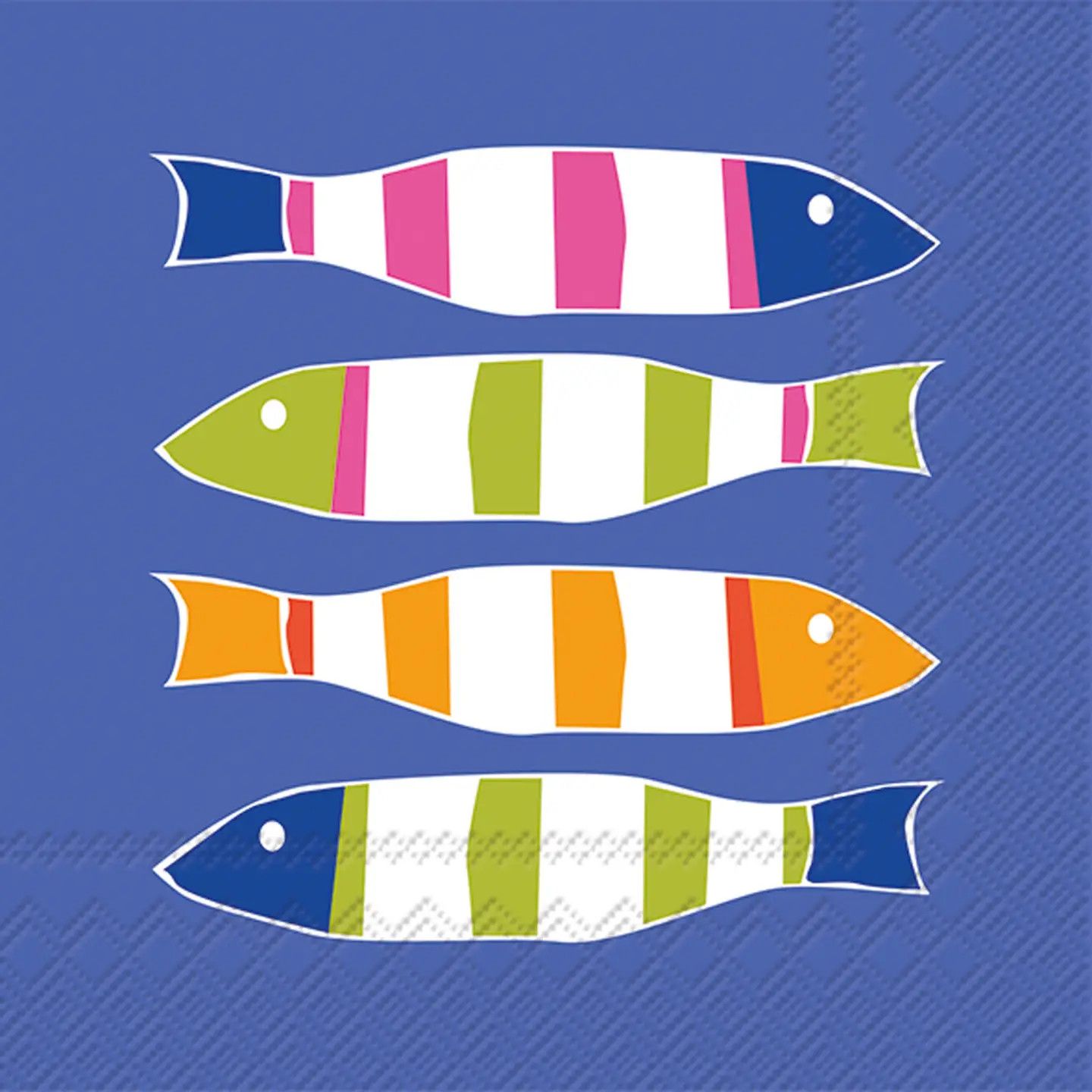 Fish Stripers Cocktail Napkin