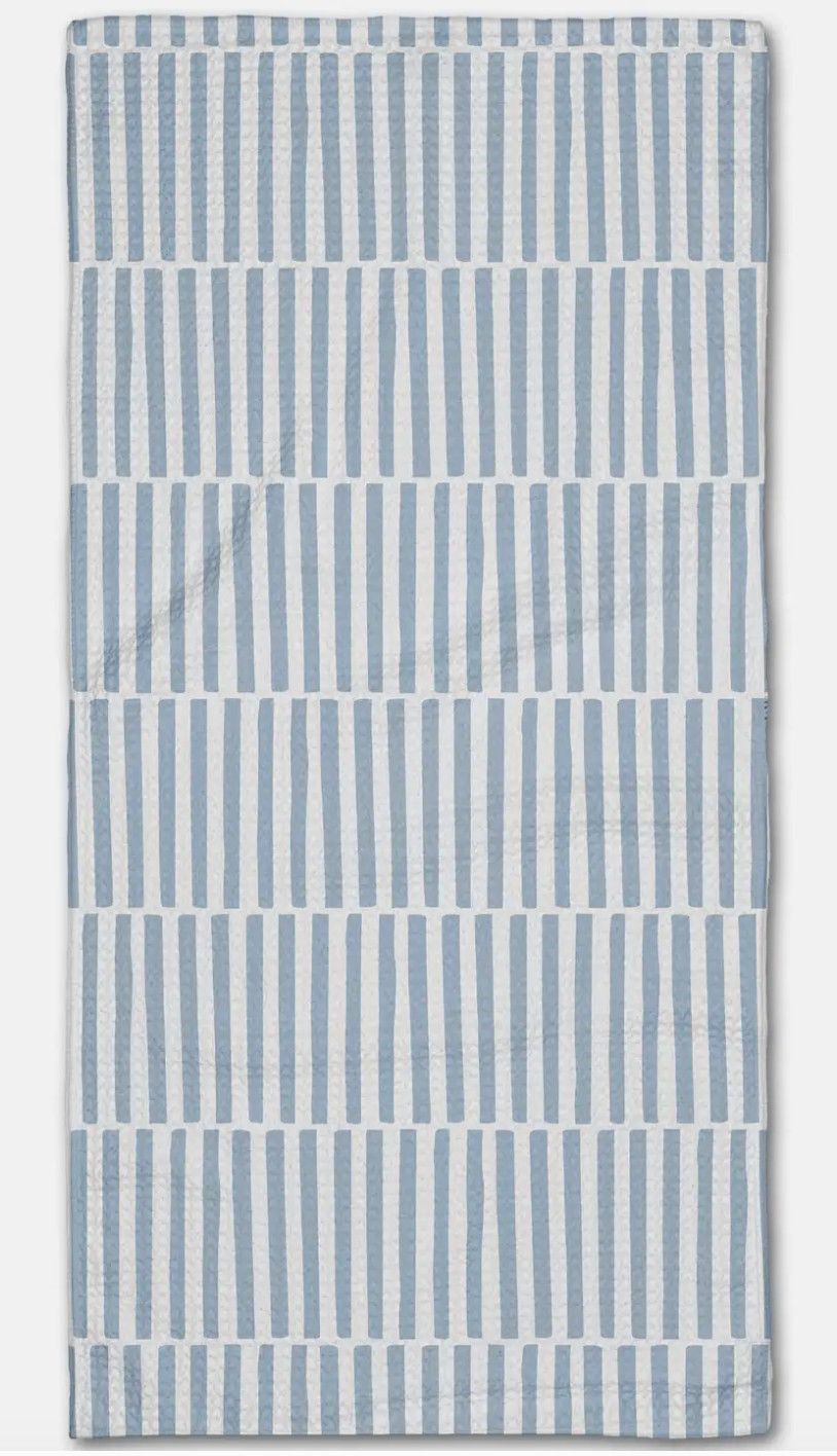 Blue Stripes Bar Towel