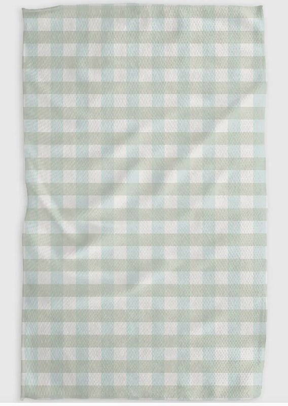 Table For Two Neutral Tea Towel