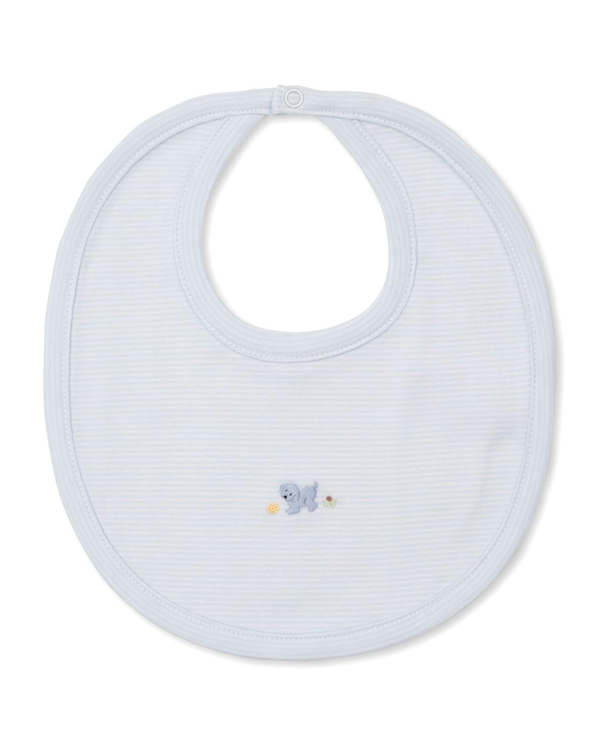 Premier Playful Pups Blue Bib w/ Hand Emb Stripe