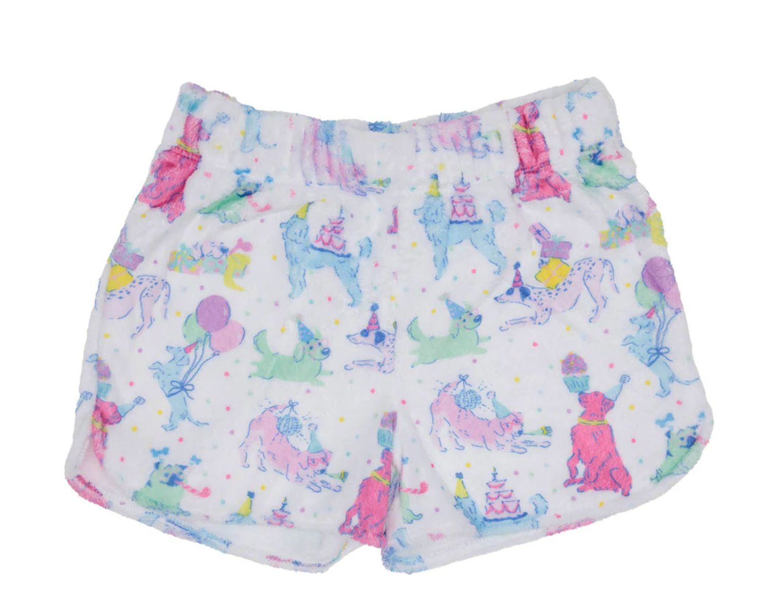 Fuzzy Shorts Birthday Dogs