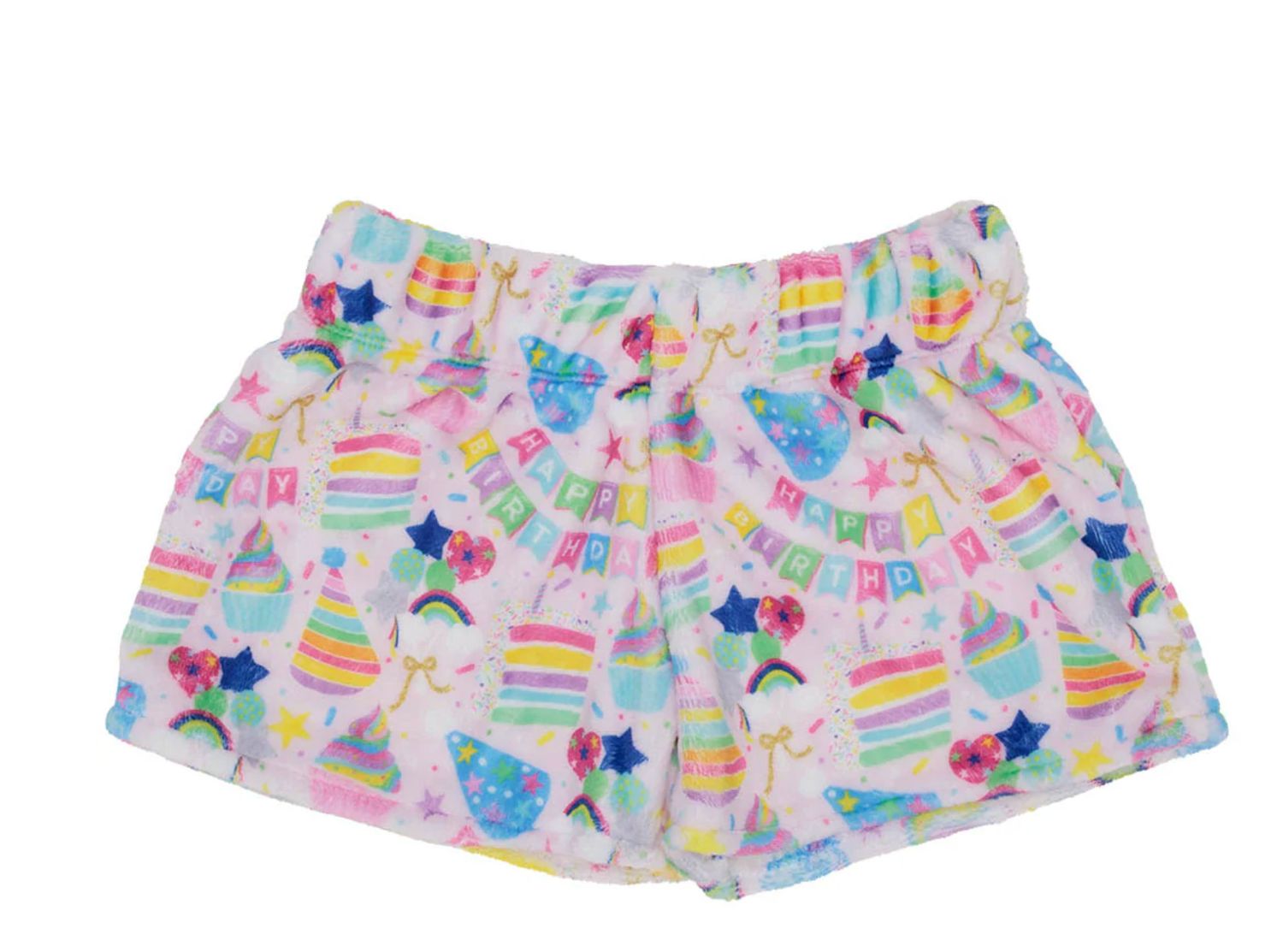 Fuzzy Shorts Birthday Collage