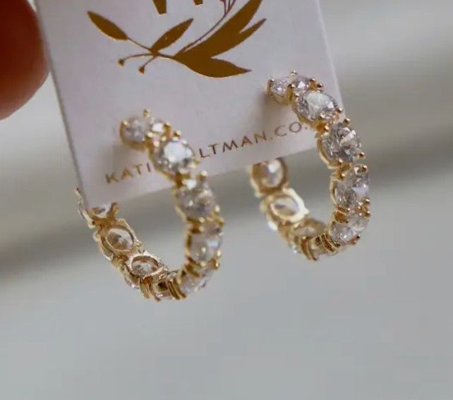 Stella CZ Eternity Hoops