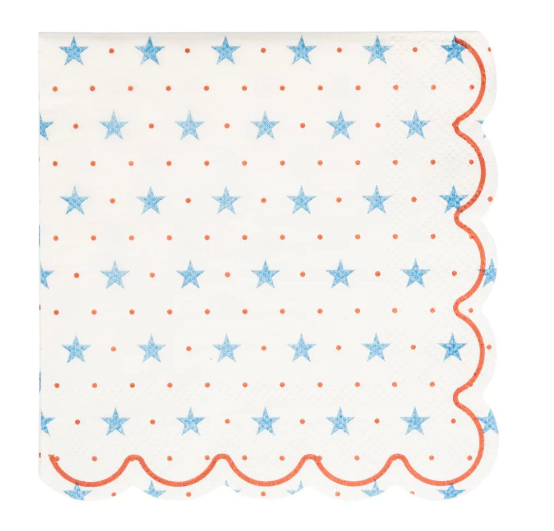 Hamptons Petite Stars Cocktail Napkins