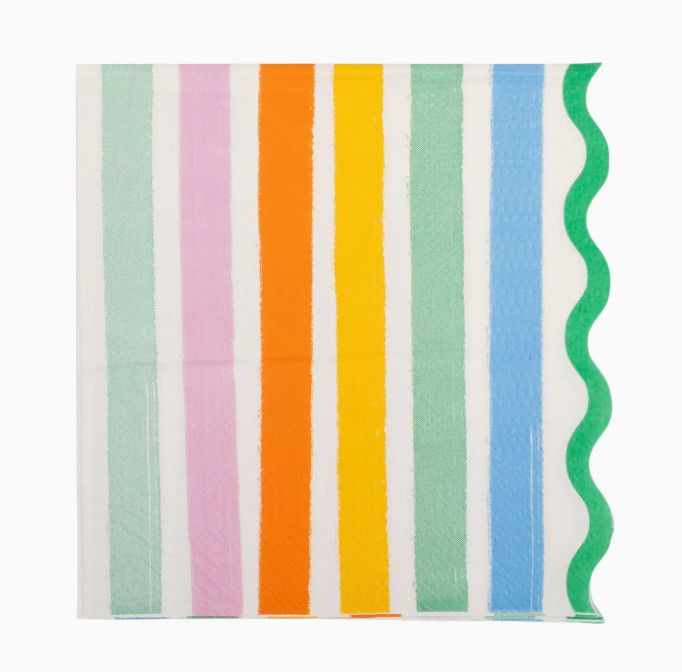 Fiesta Striped Cocktail Napkins