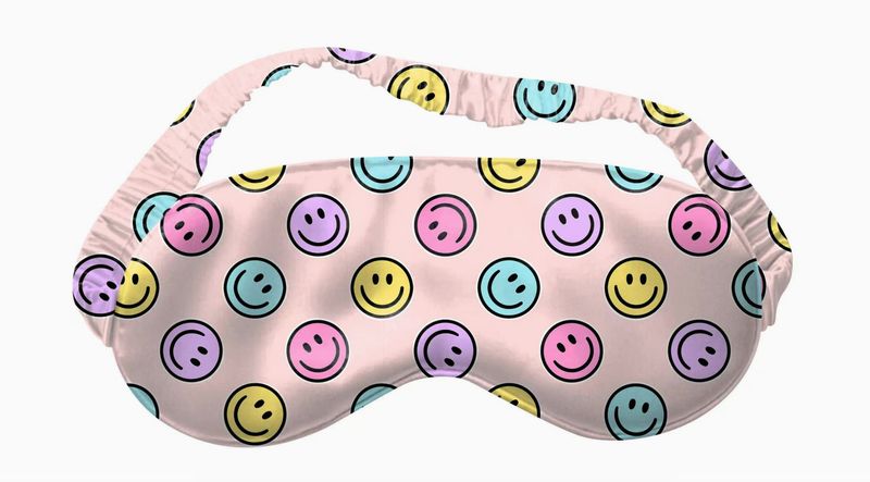 Smiley Satin Sleep Mask