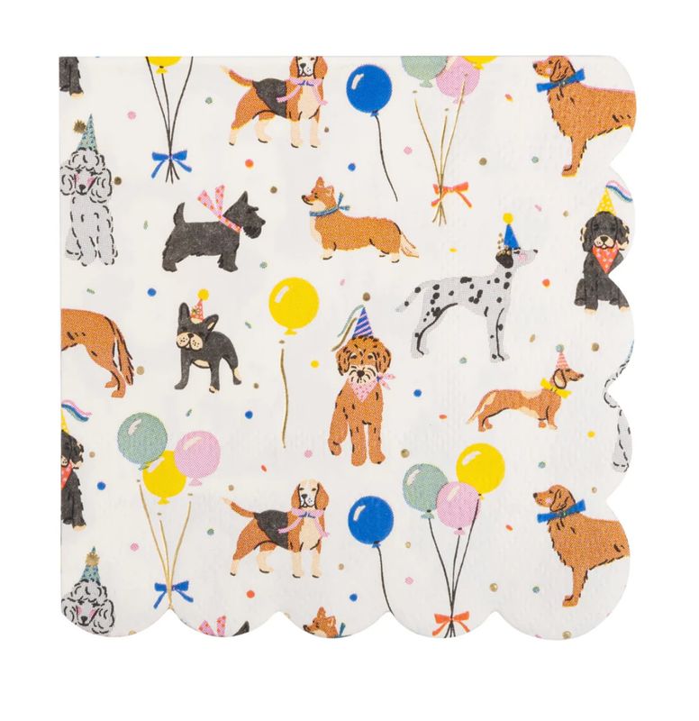 Dog Party Cocktail Napkins