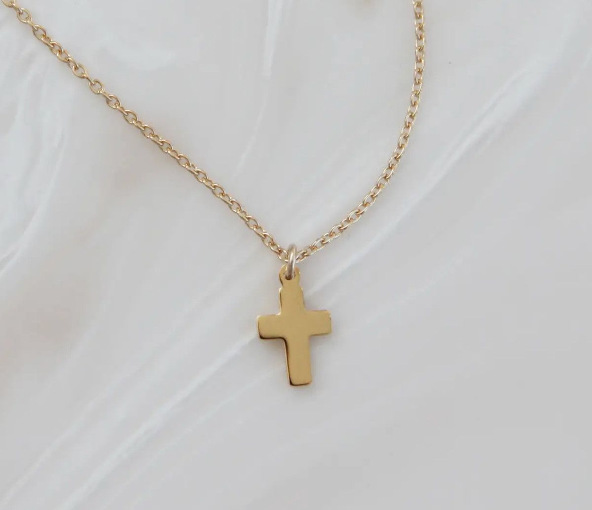 Gold Cross Necklace