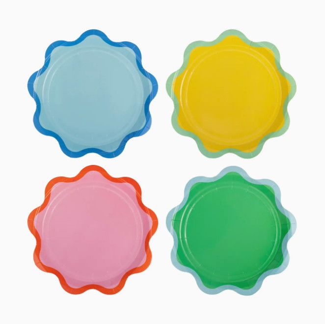 Ric Rac Edge Dessert Plates