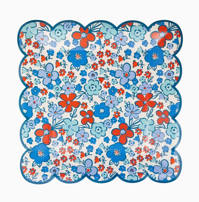 Floral Americana 9&quot; Plate