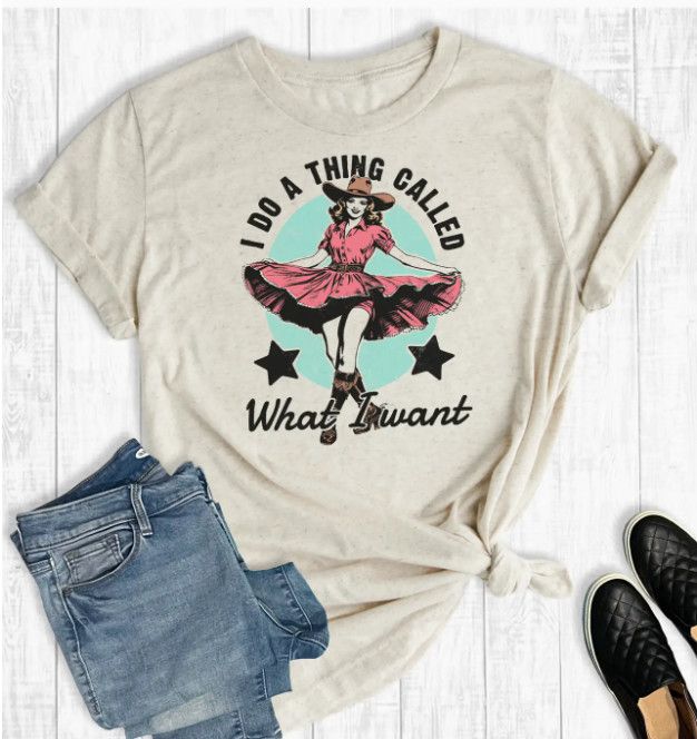 Western Cowgirl I Do What I Want Tee