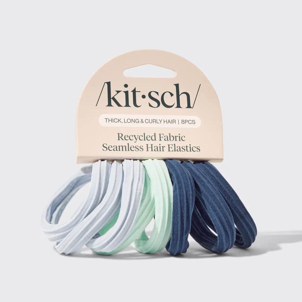8pk Recycled Seamless Hair Ties - Garden Bouquet