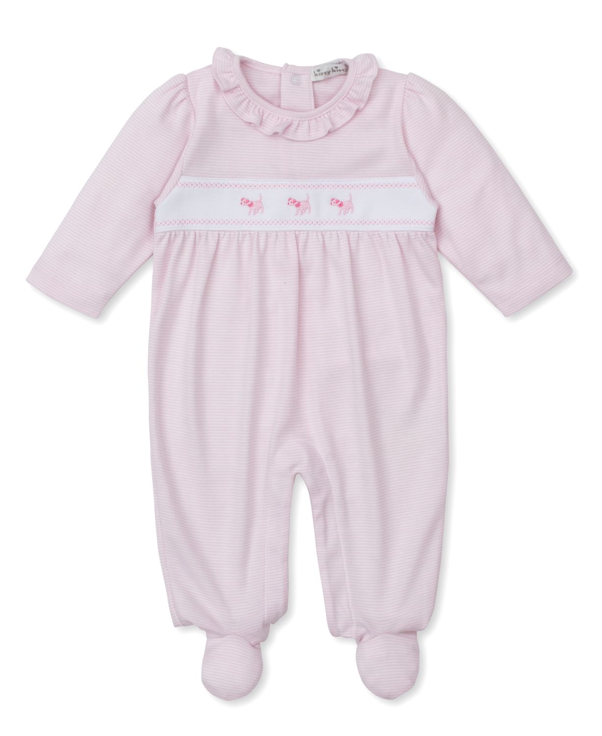 Classic Treasures FA25- Puppies Footie Pink