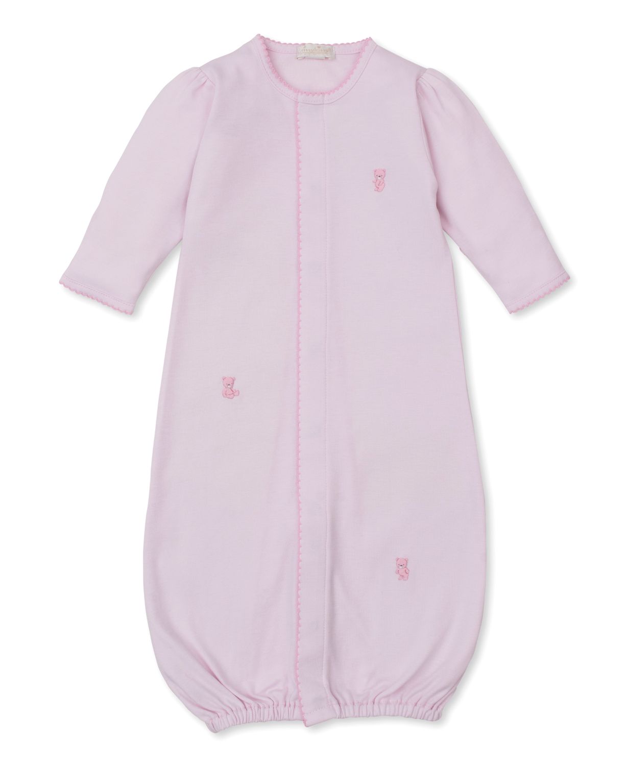Converter Gown Emb Teddy Bear Time Pink