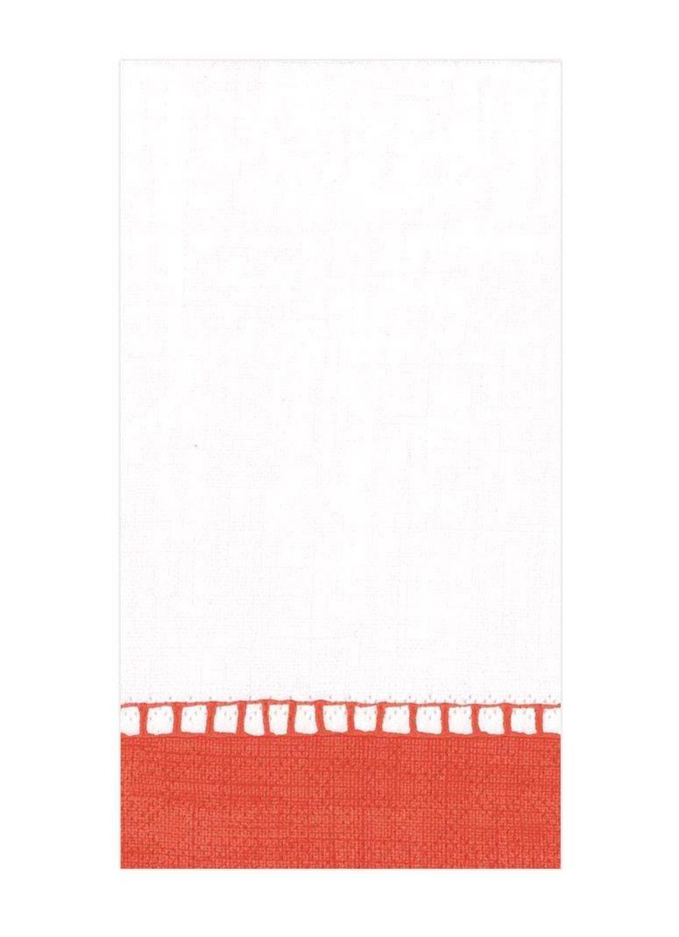 Linen Coral Guest Towel