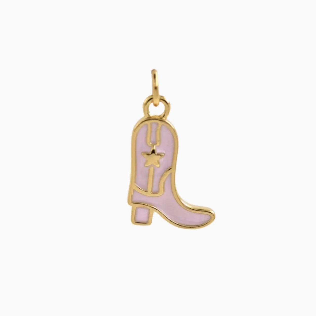 Pink Boot Charm