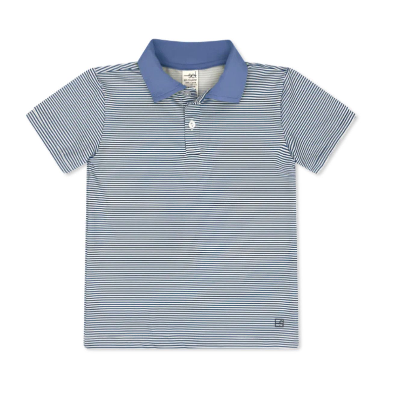 Parker Polo - Bathon Rouge Ministripe Blue