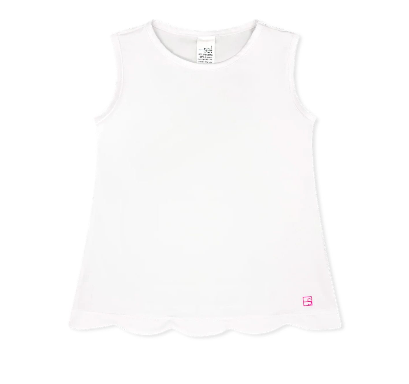 Tori Tank Scallop - Pure Coconut