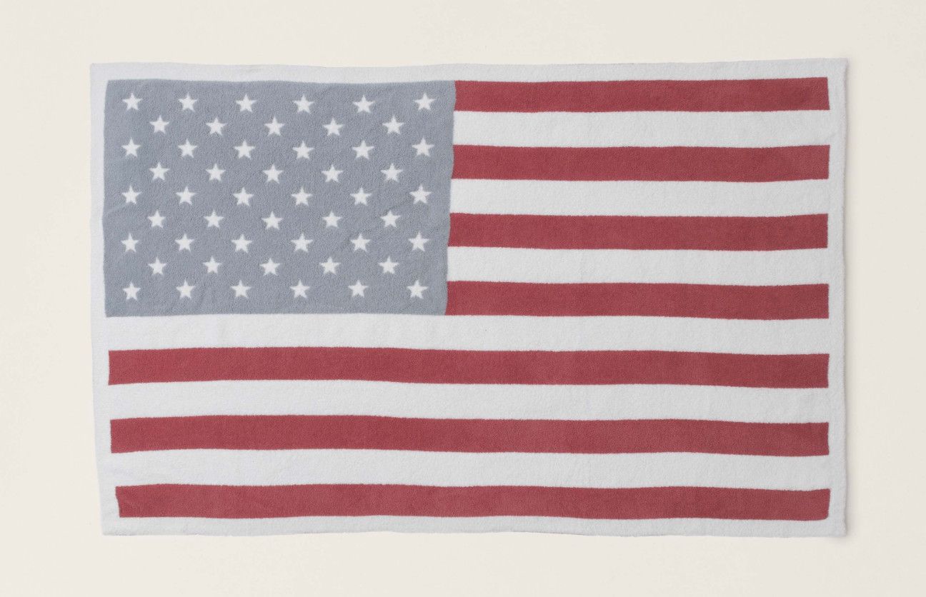 CozyChic American Flag Blanket