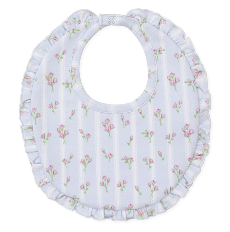 Ribbon Stripe Bib Light Blue