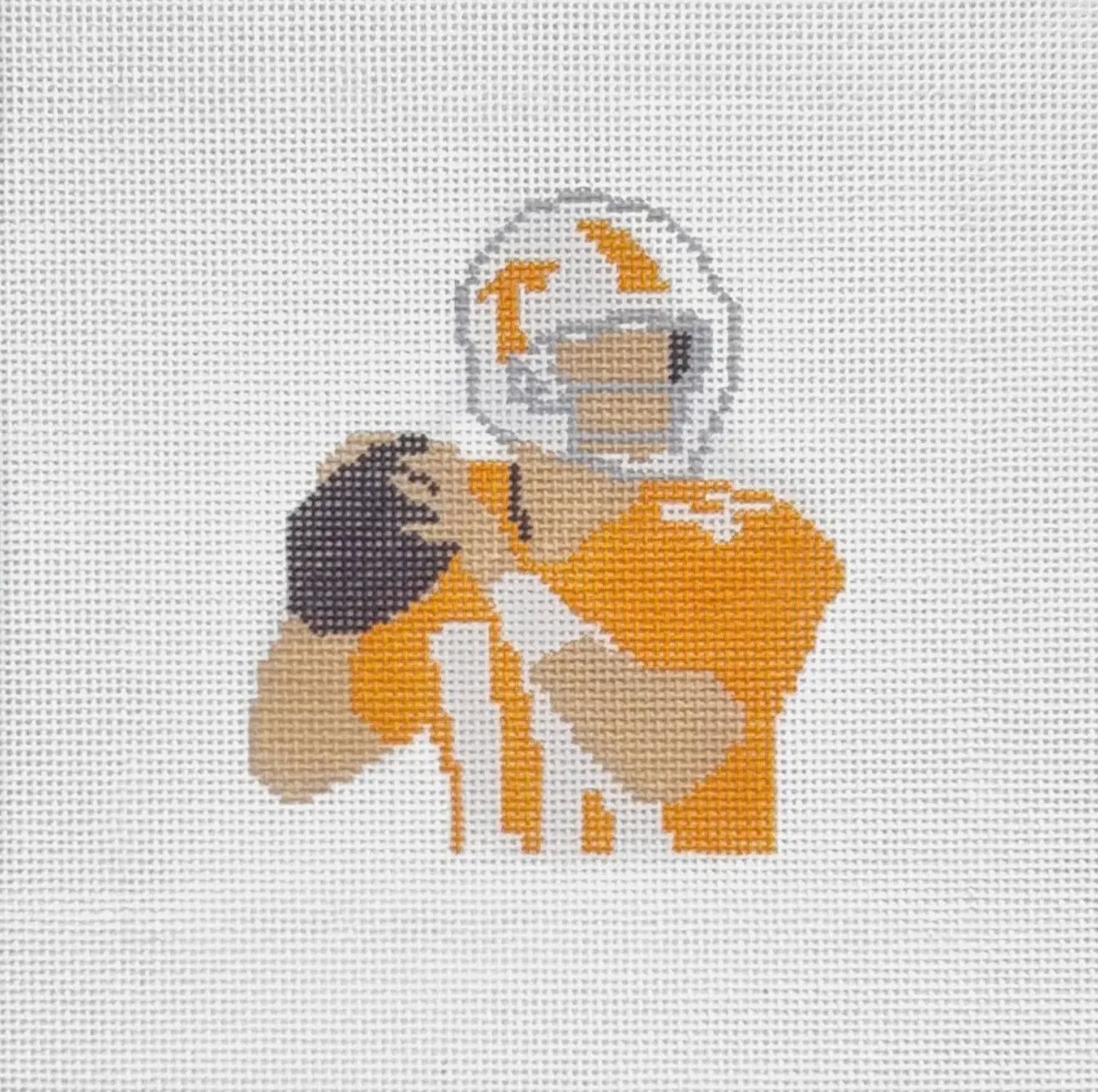 Peyton Manning (TN) Handpainted Needlepoint Canvas