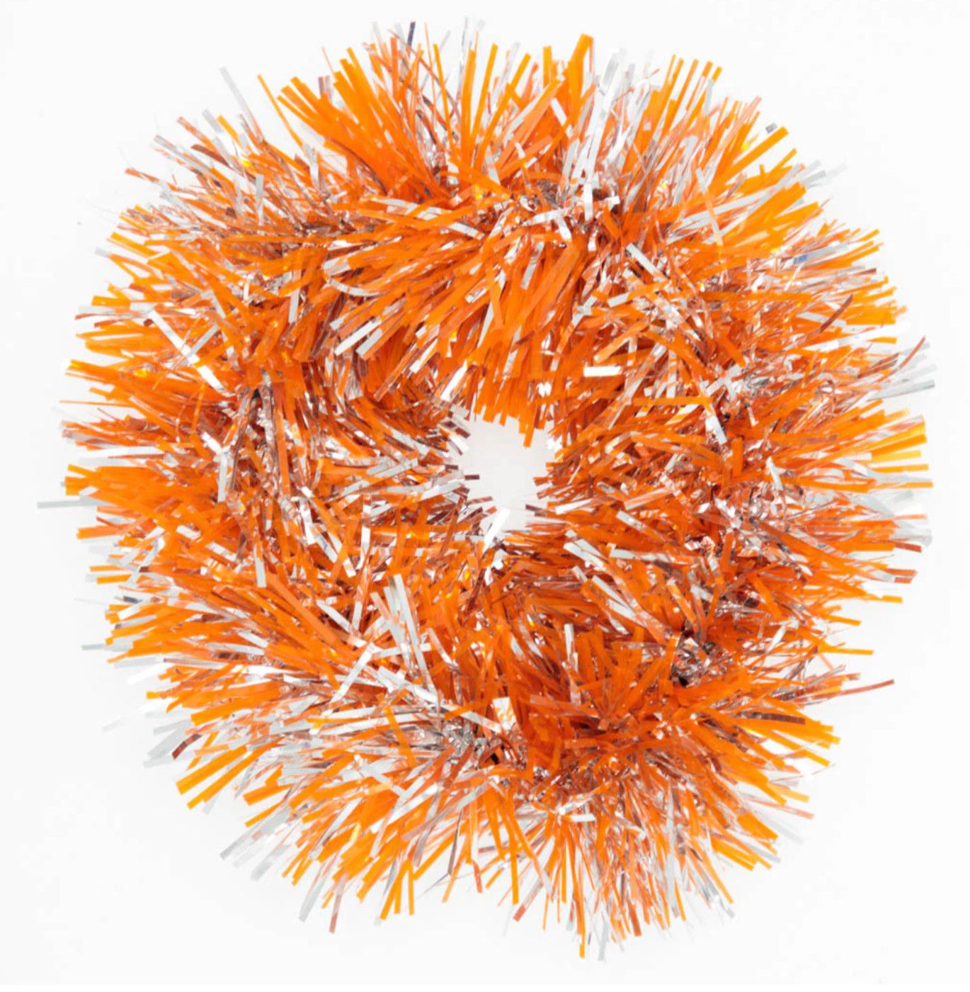 Tinsel Scrunchie in Orange-OS