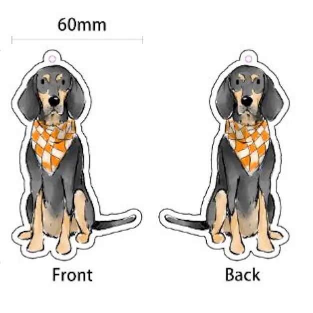 Bluetick Coonhound Dog Tennessee Air Freshener