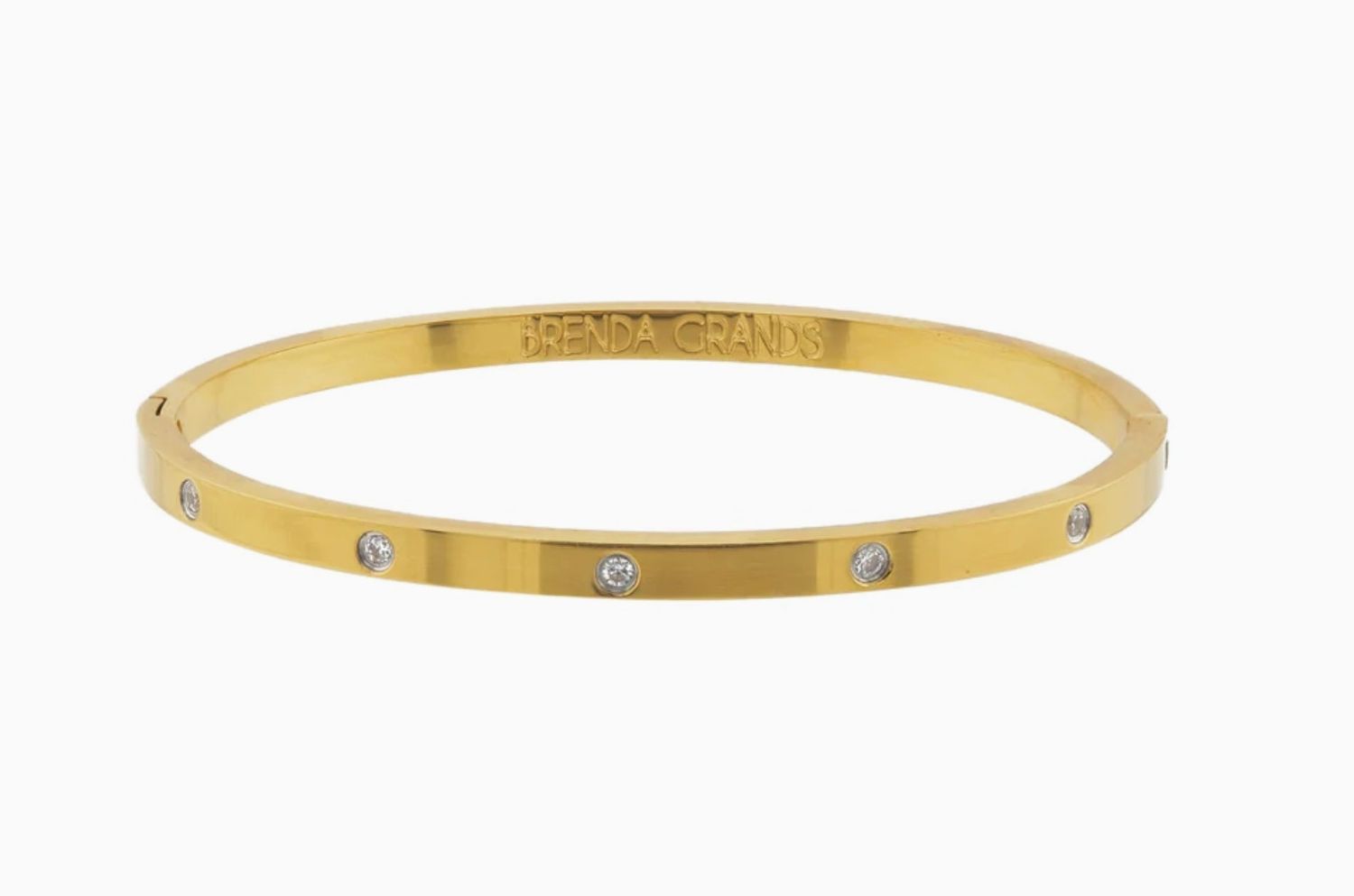 Waterproof Gold Diamond Bangle