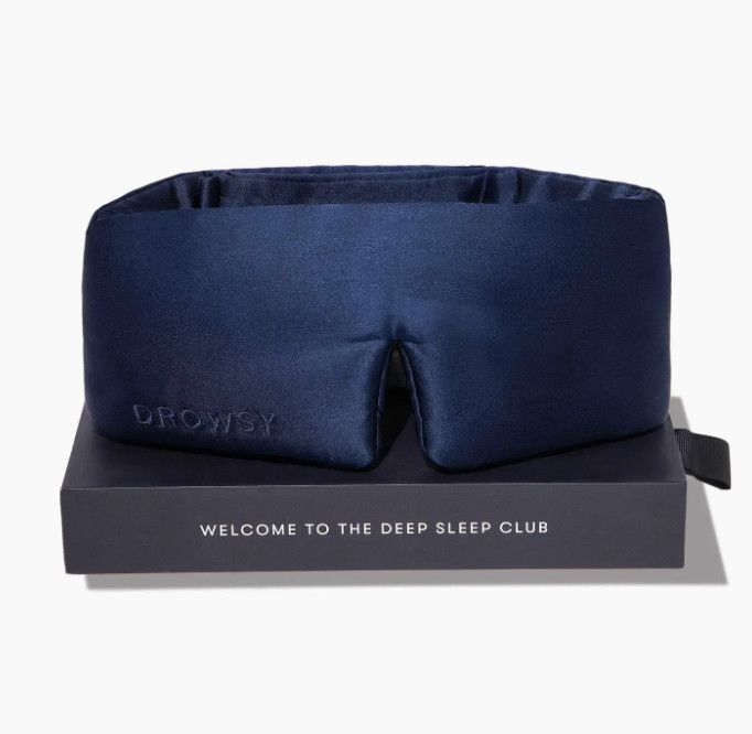 Midnight Blue Silk Sleep Mask