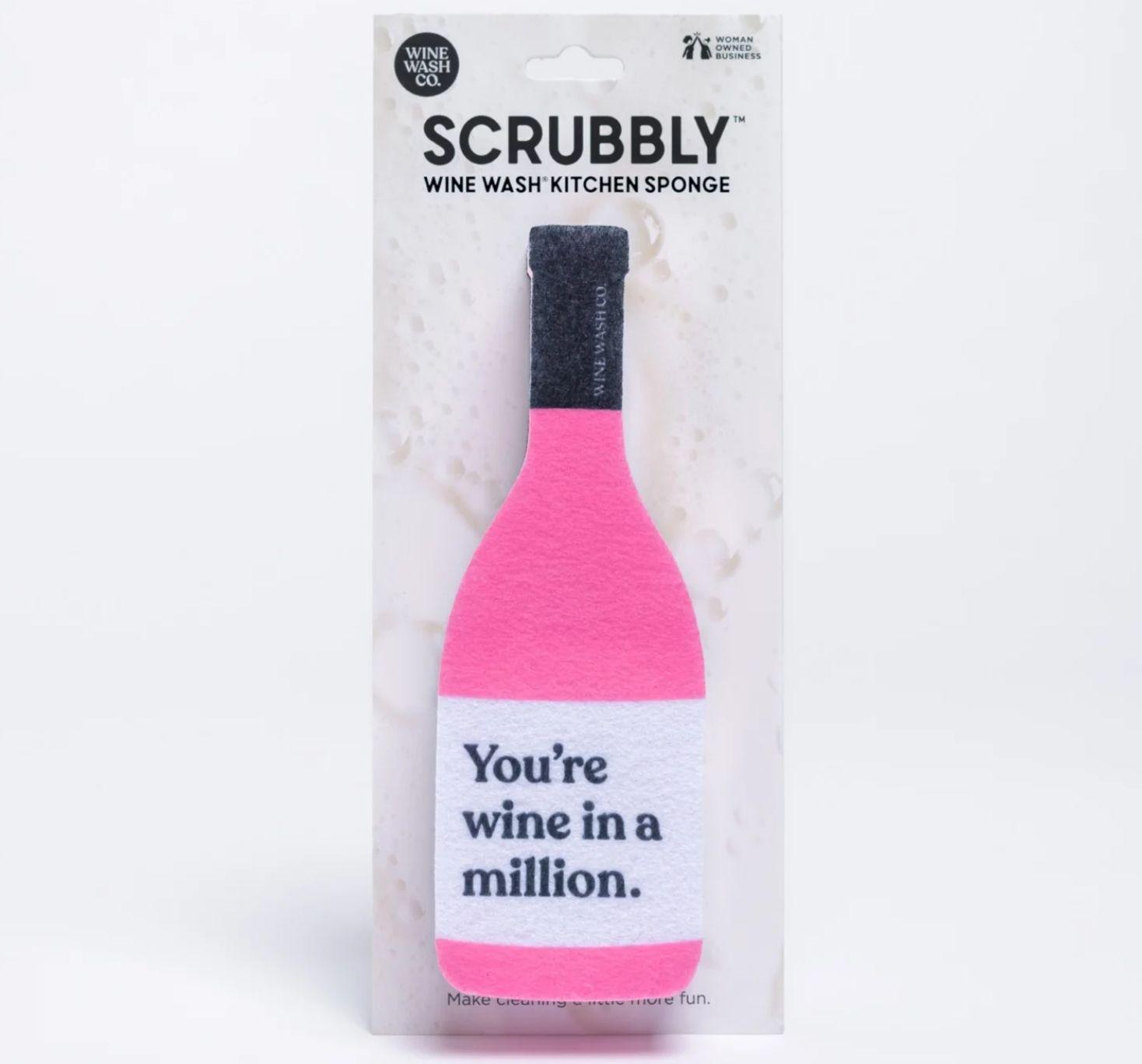 Pink  Scrubbly Sponge