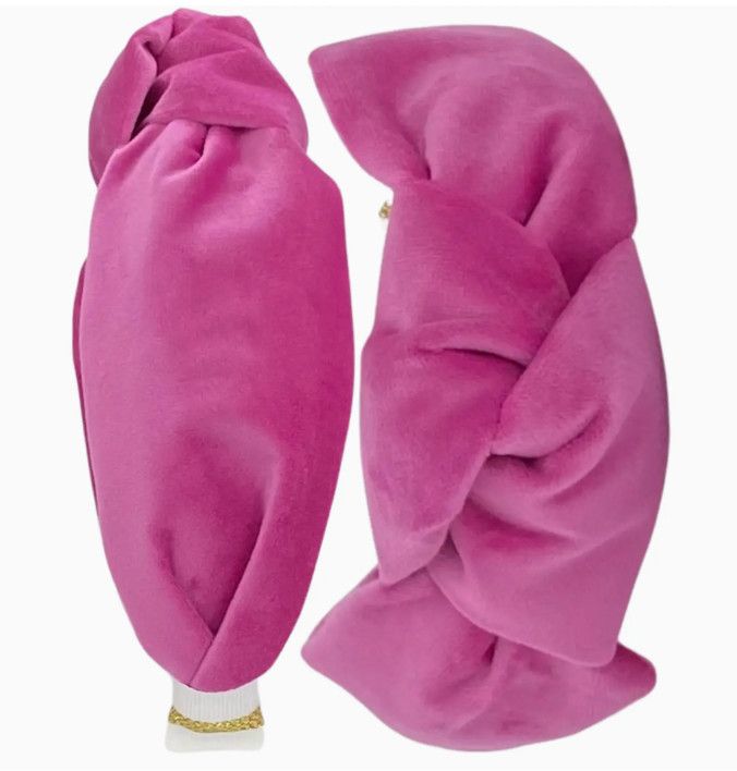 Knotted Headband - Orchid Pink Velvet