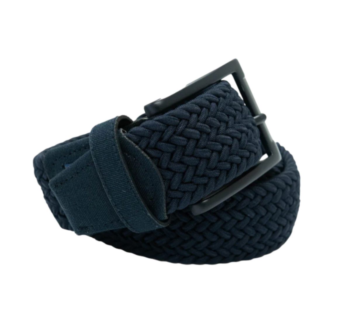 True Navy Y Caddie Braided Belt