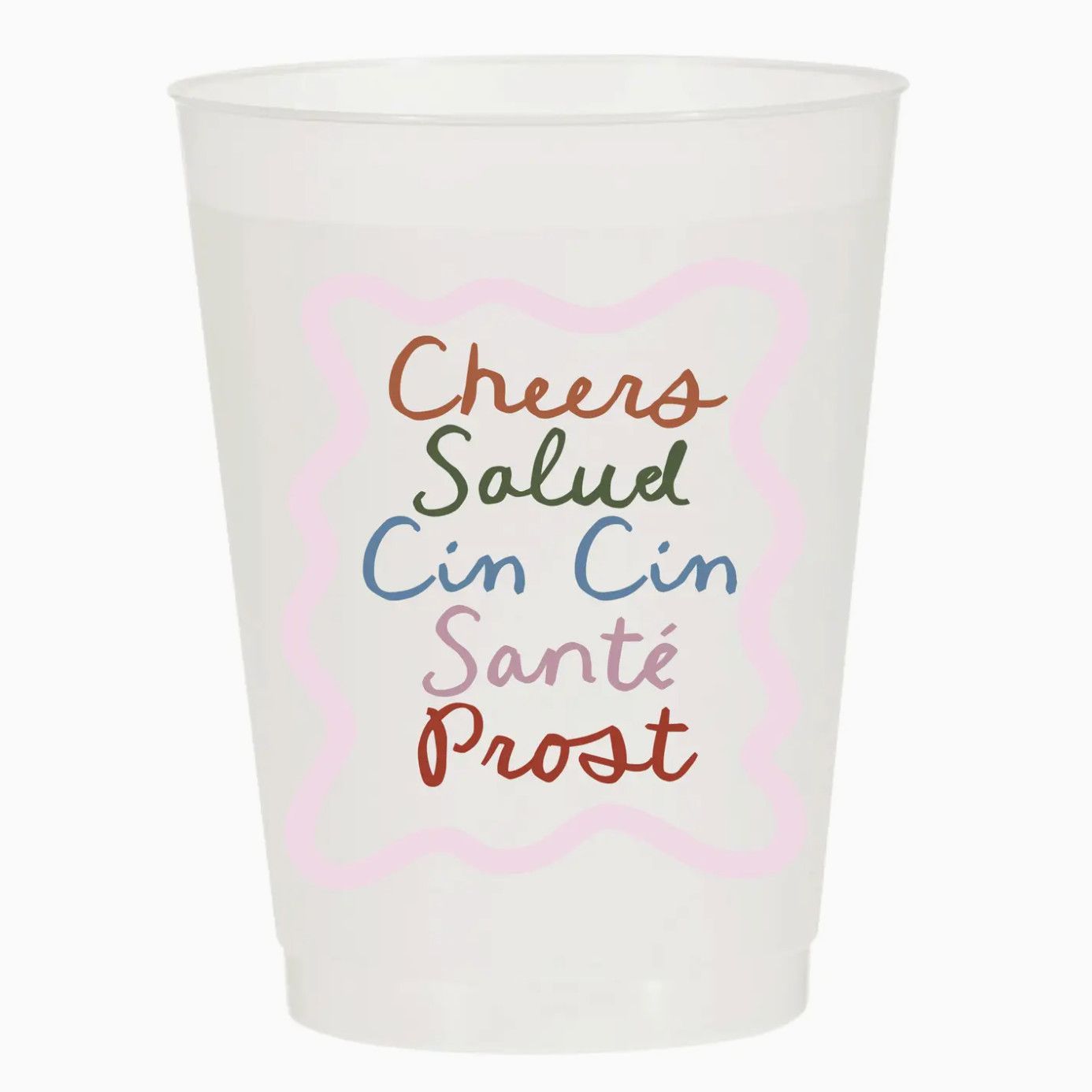 Cheers Sante Frosted Cups