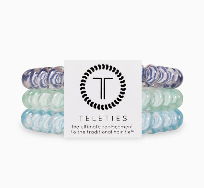 Spiral Hair Coil- Small- Totally Turquoise