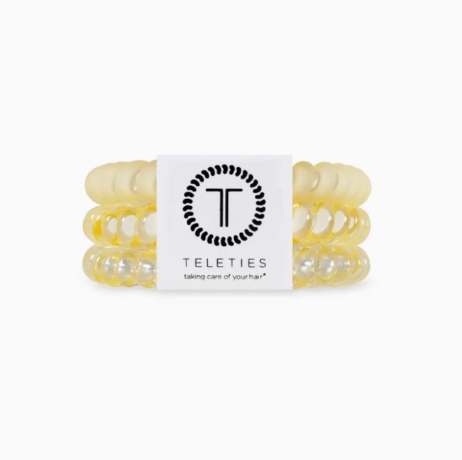 Spiral Hair Coil- Small- Butter Yellow