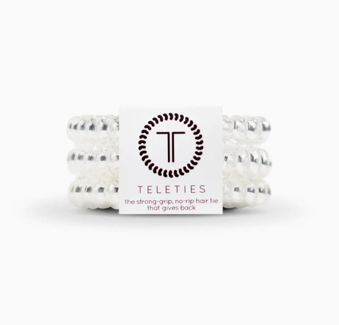 Spiral Hair Coil- Small- Crystal Clear