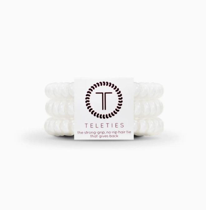 Spiral Hair Coil- Small- Coconut White