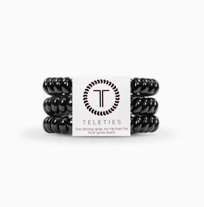 Spiral Hair Coil- Small- Jet Black
