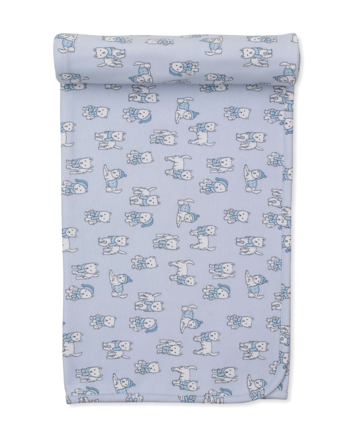 Pack of Pups Blanket Blue