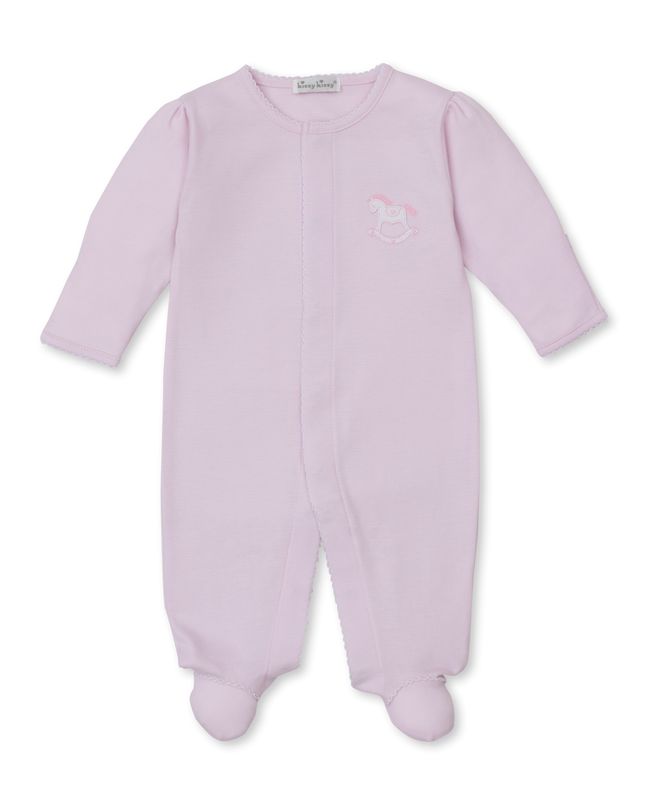 Riding Rockers Footie Pink