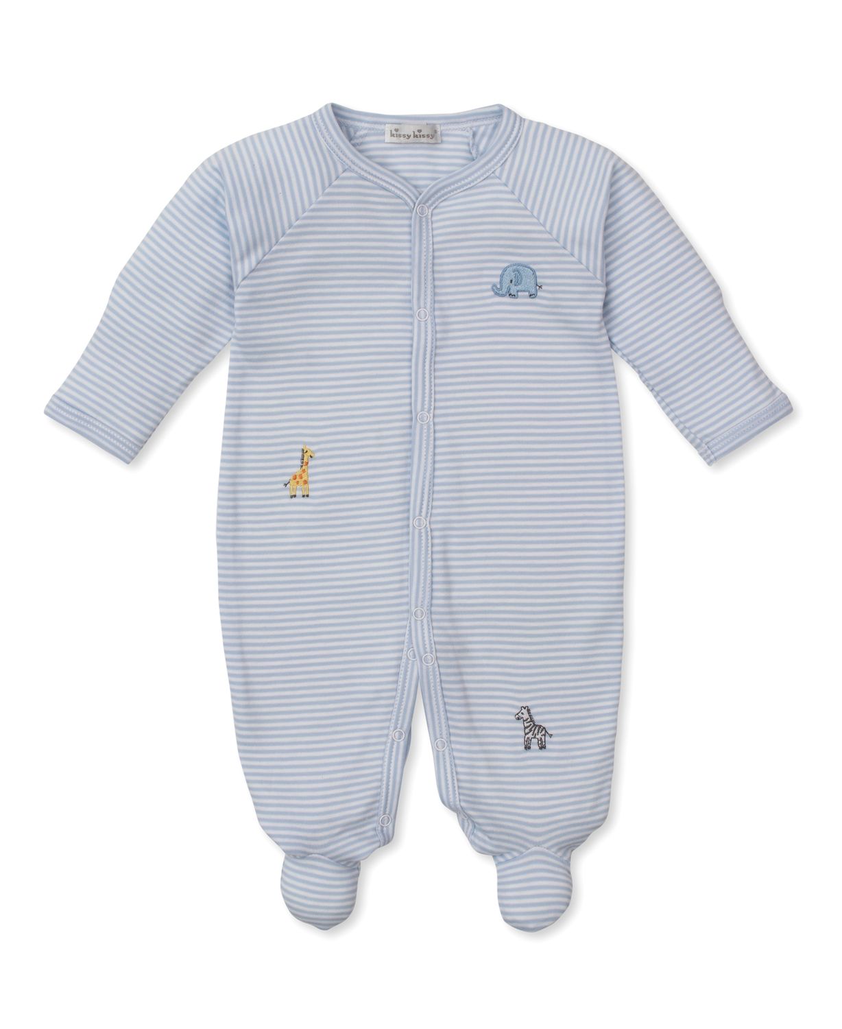 Safari Wild Footie Str Blue
