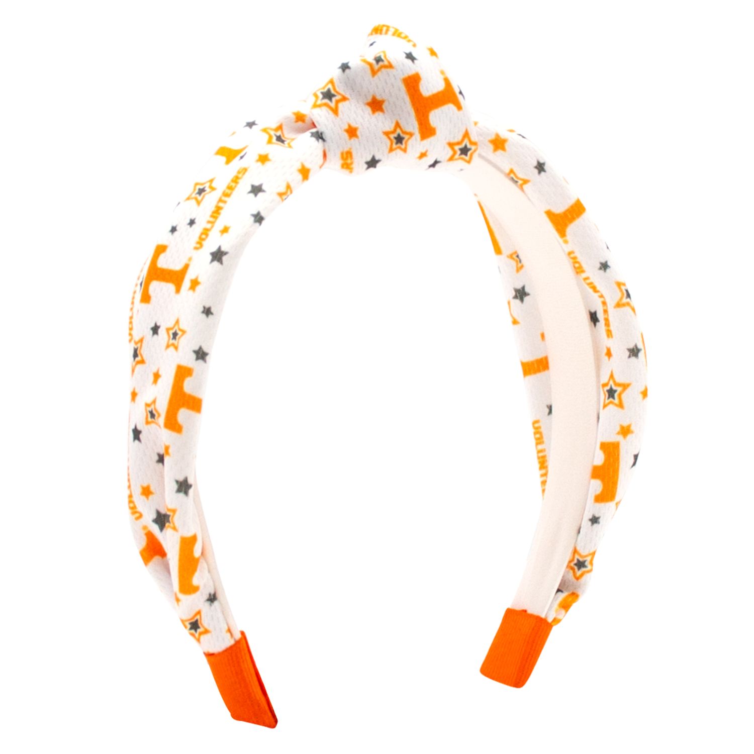 UT Print Soft Ripple-Textured Knot Wrap Headband