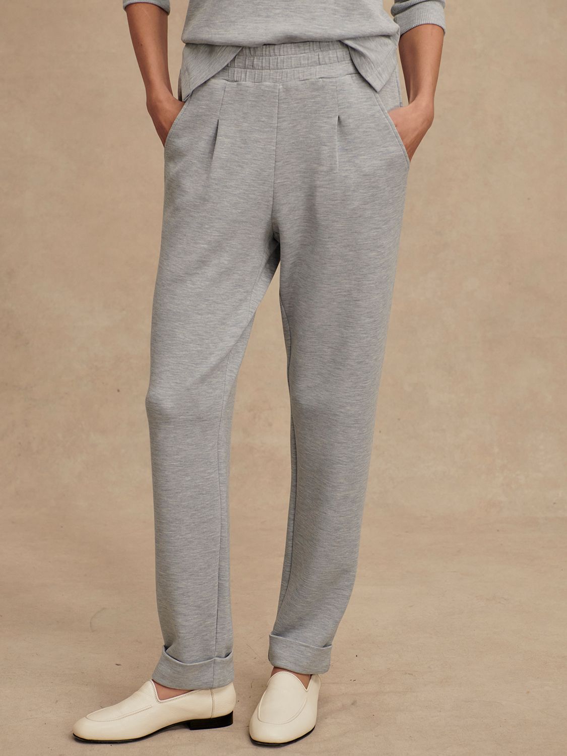 Varley Rolled Cuff Pant - Mid Blue Marl