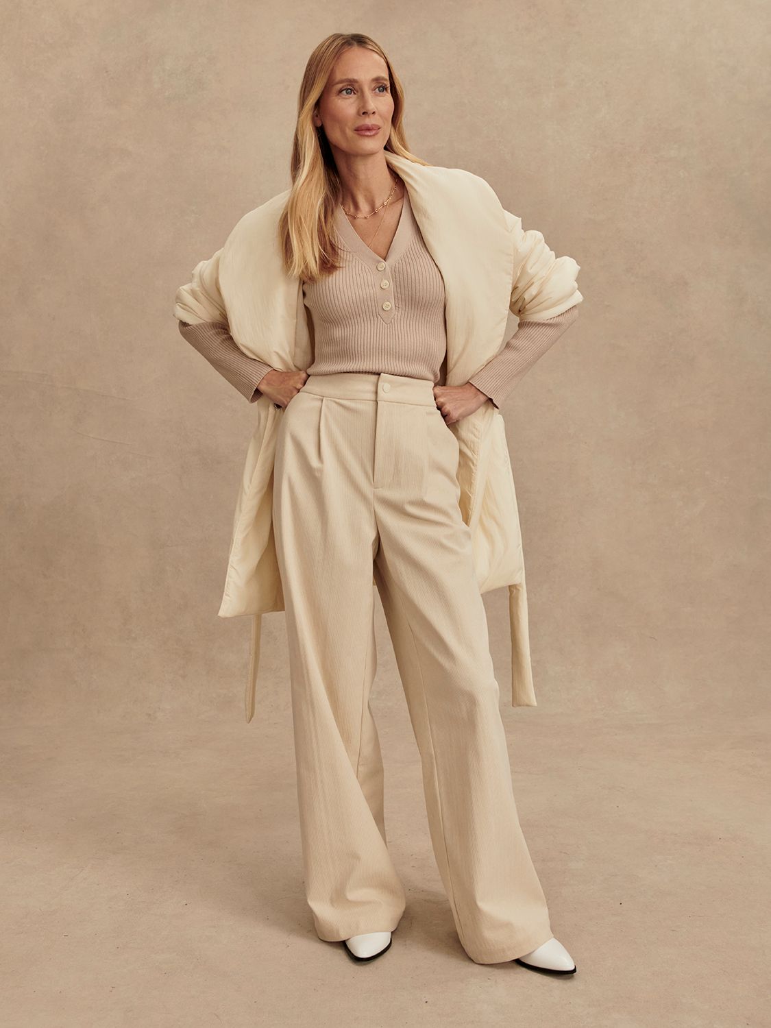Rocio Wide Leg 32 Birch 