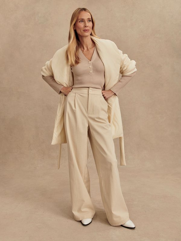 Rocio Wide Leg 32 Birch 
