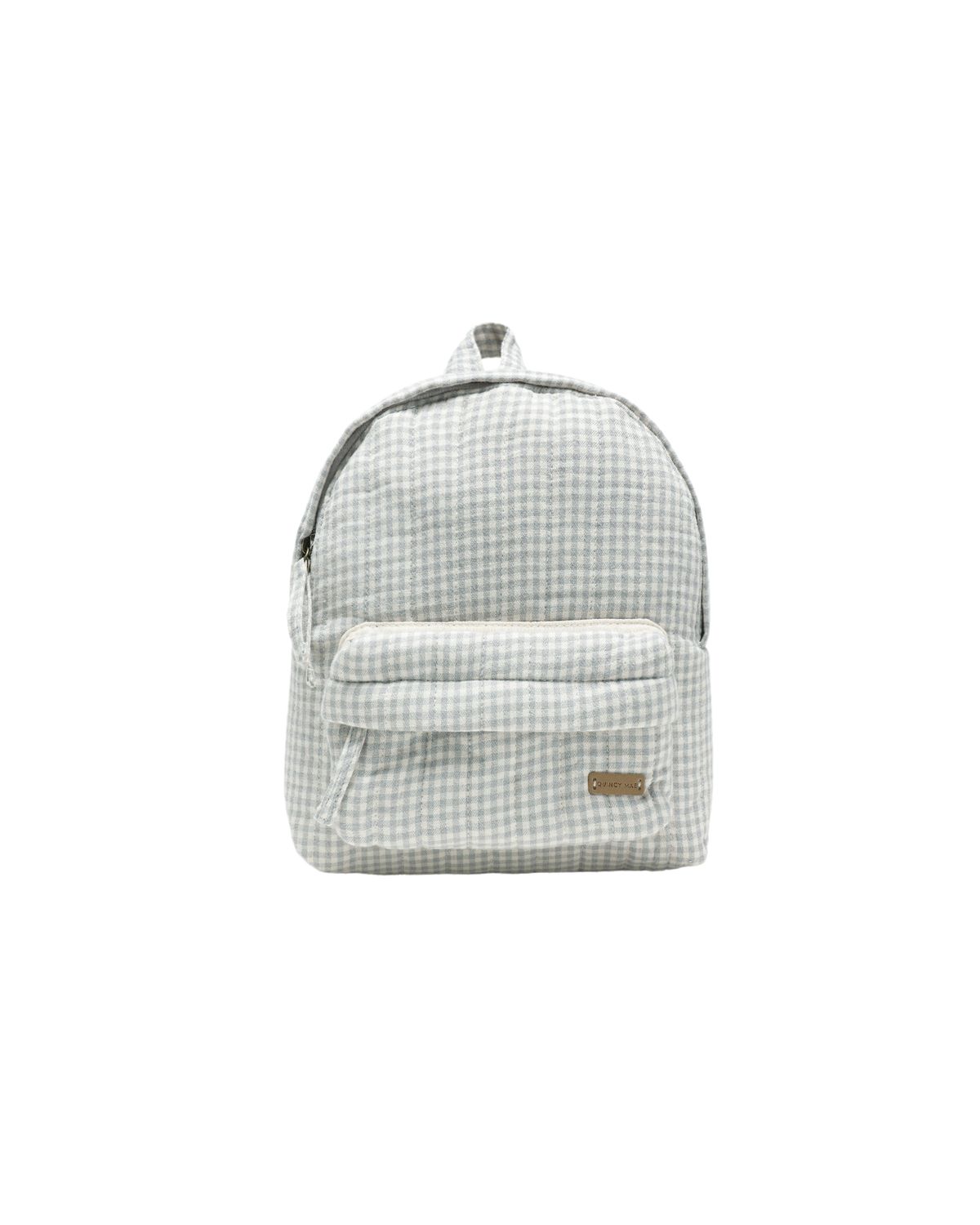 Mini Backpack Blue Gingham