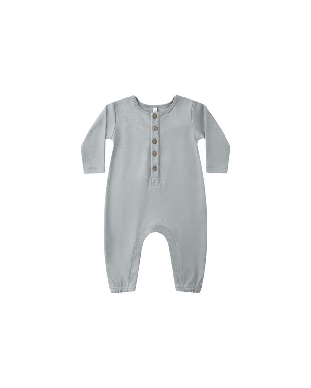 Long Sleeve Jumpsuit Steel Blue