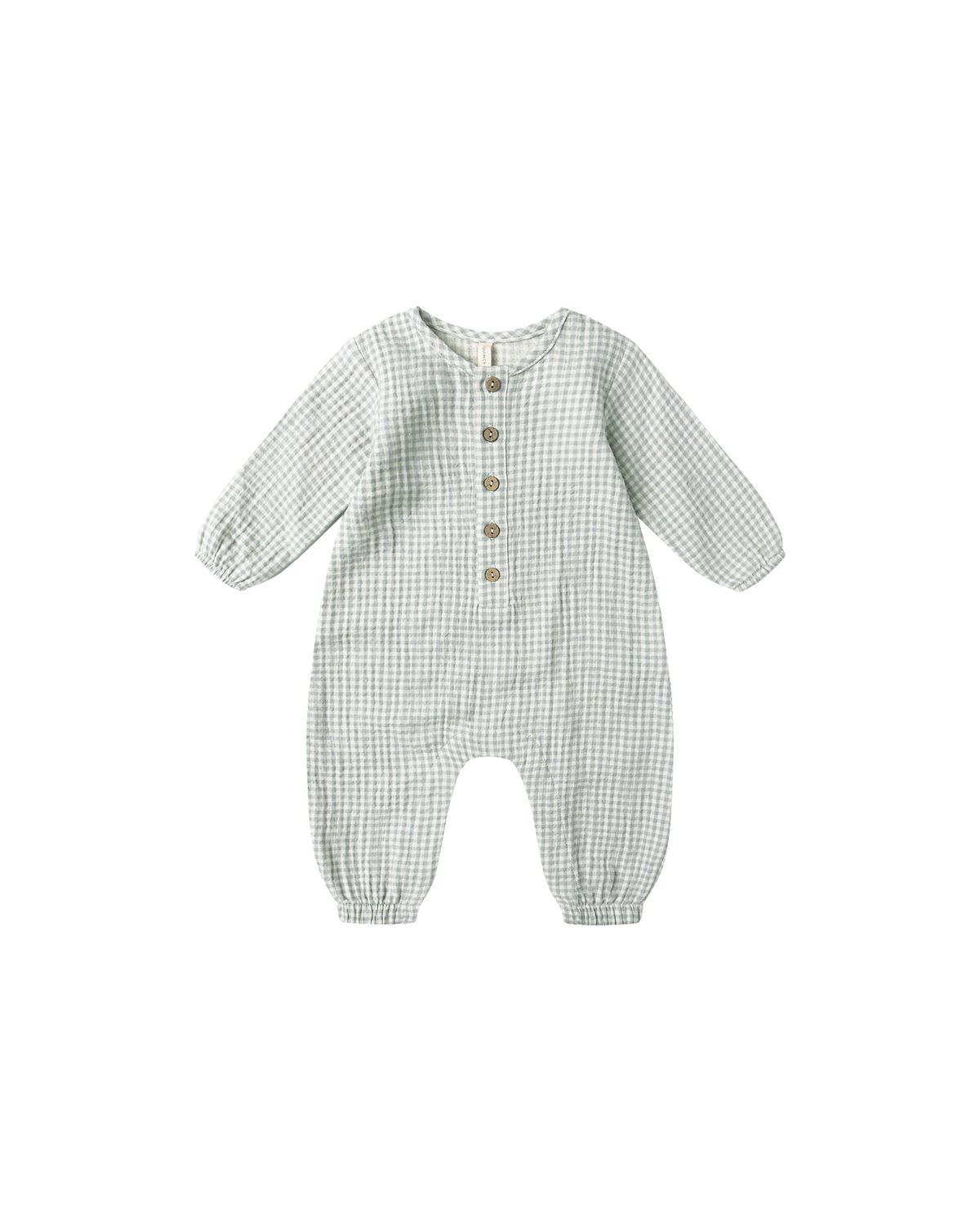 Woven Jumpsuit Blue Gingham