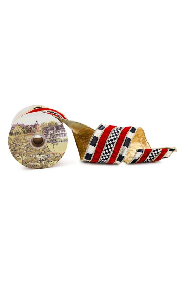 Courtly Regal Red 4&quot; Ribbon