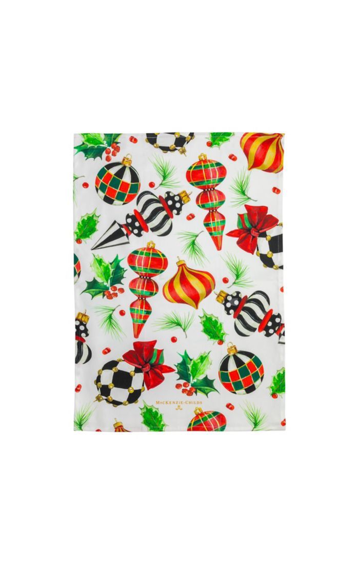 Deck the Halls Dish Towel